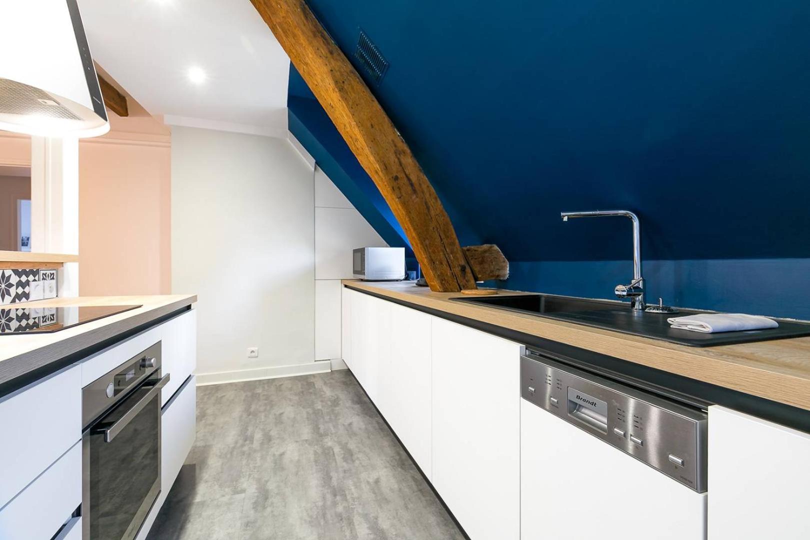 Ferienwohnung La Plume Aux Pieds Du Parvis Saint Jean Dijon Exterior foto